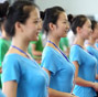 Ceremony volunteers for Youth Olympics make public appearance
