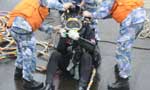 Rescuers work through night to reach cruise ship survivors