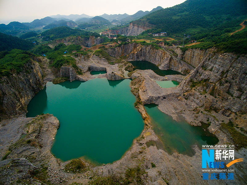 Wonderful aerial photos of China's 'Yellowstone Park'