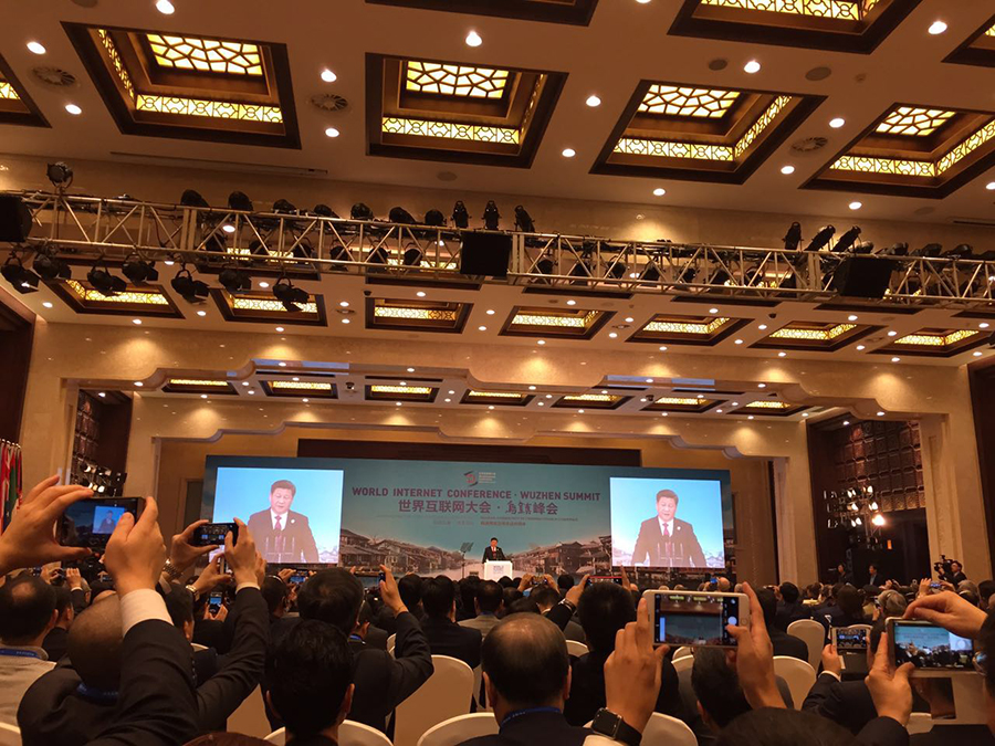 Chinese President Xi delivers keynote speech at World Internet Conference