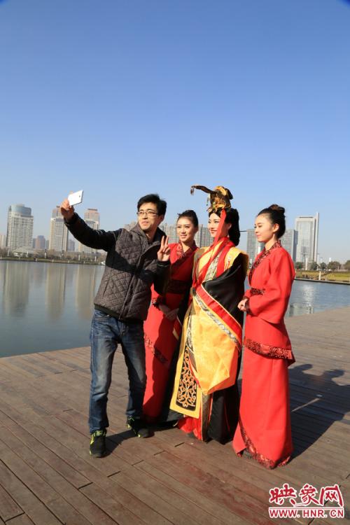 Woman dressed as 
