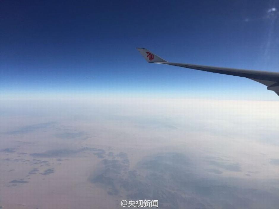Foreign fighters in escort mission to special planes of Chinese leaders