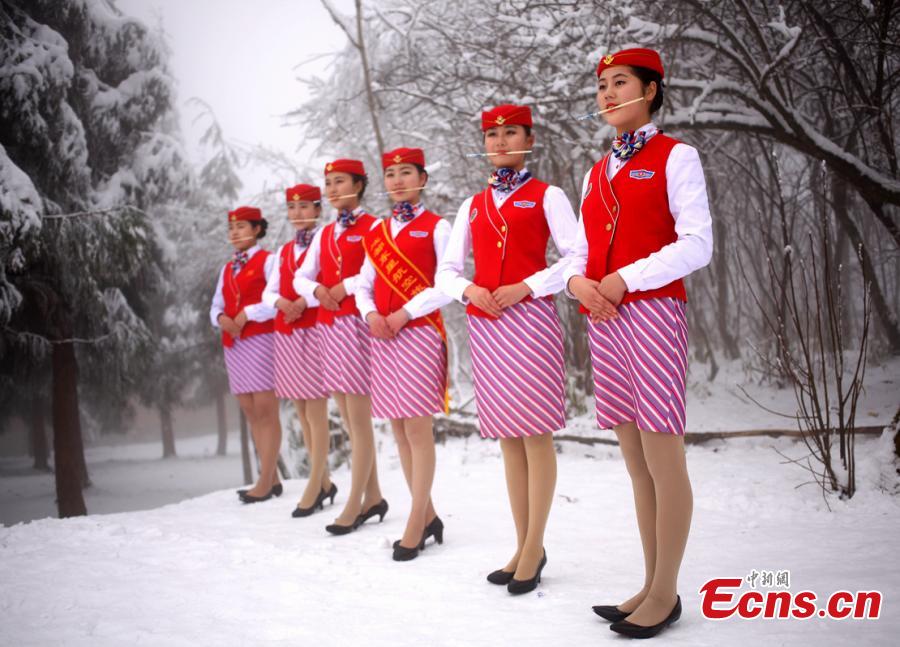 Hard training for Chengdu flight school students