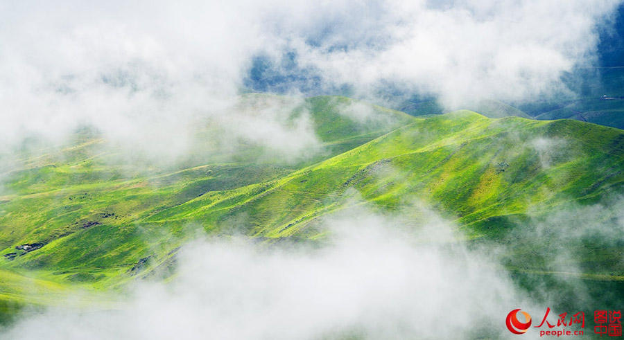 The breathtaking Aketasi grassland in NW ?China?'s Xinjiang