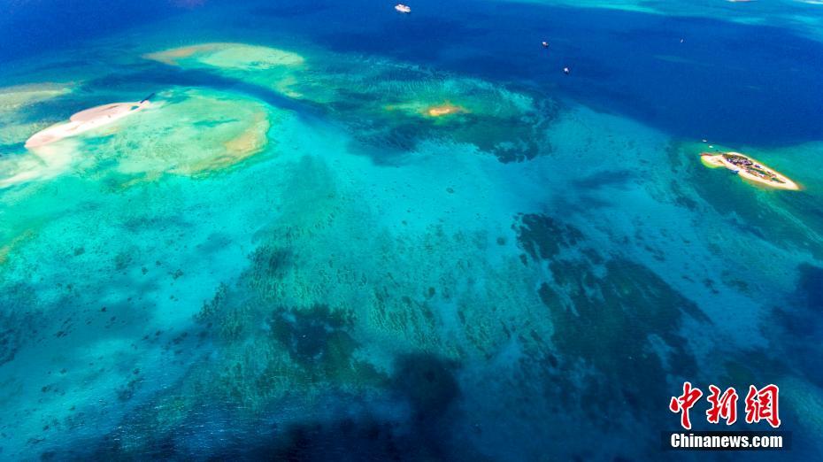 Beautiful scenery of Sansha city in South China Sea