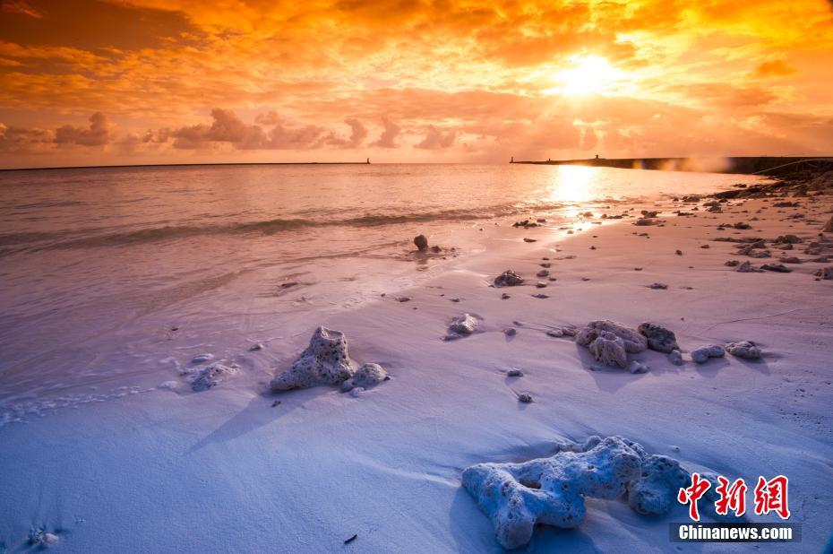 Beautiful scenery of Sansha city in South China Sea