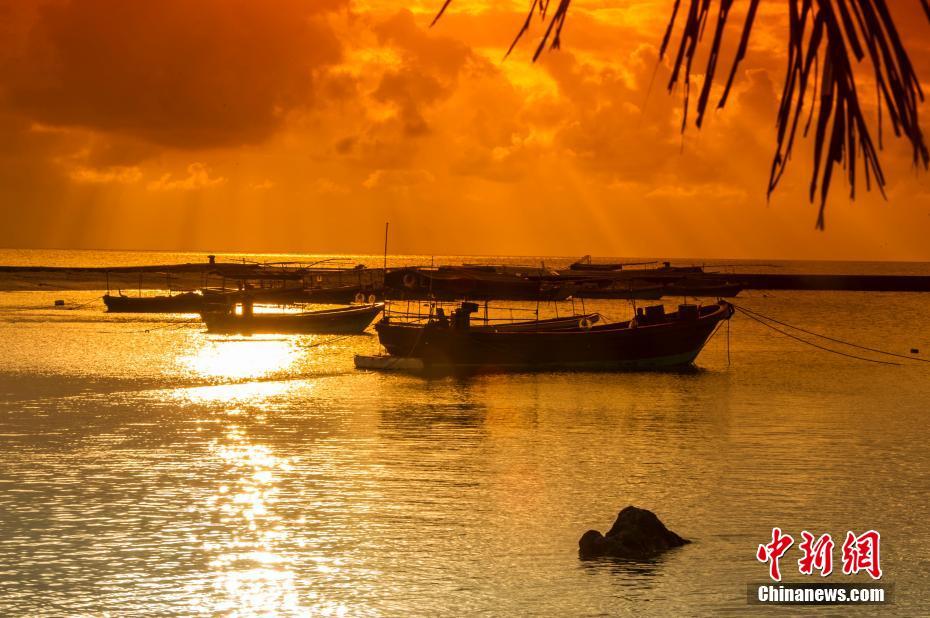 Beautiful scenery of Sansha city in South China Sea