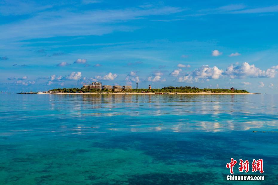 Beautiful scenery of Sansha city in South China Sea