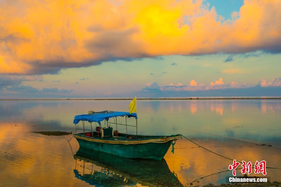 Beautiful scenery of Sansha city in South China Sea