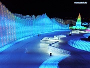 In pics: Harbin Ice-Snow World in NE China's Heilongjiang