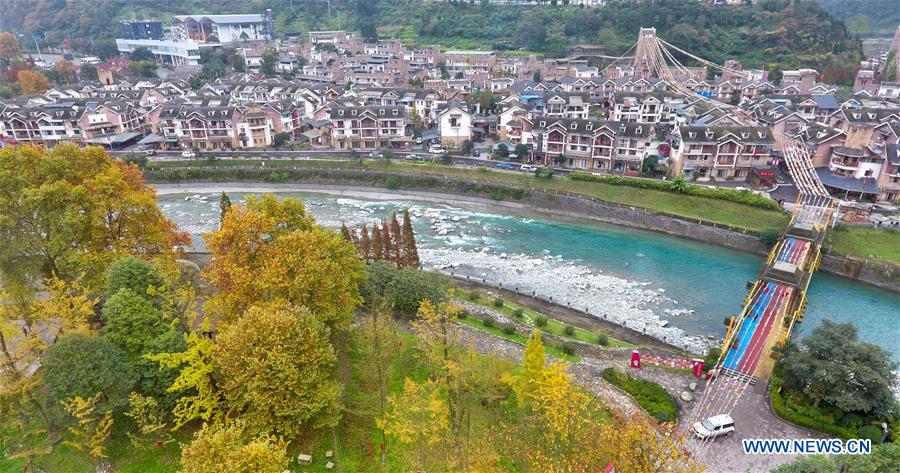 China's Yingxiu Town reconstructed from quake ruins