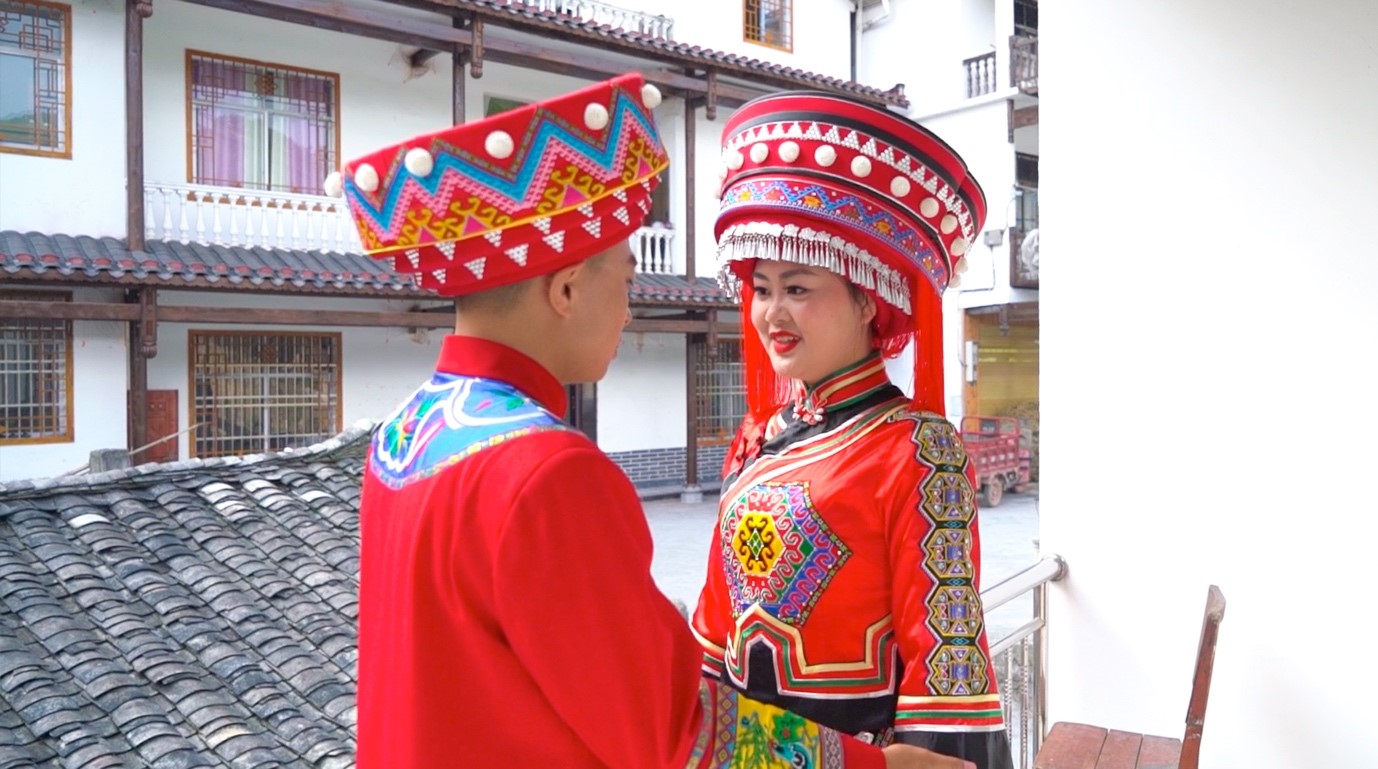 Tujia people celebrate “Eastern Valentine's Day” in central China's Hubei