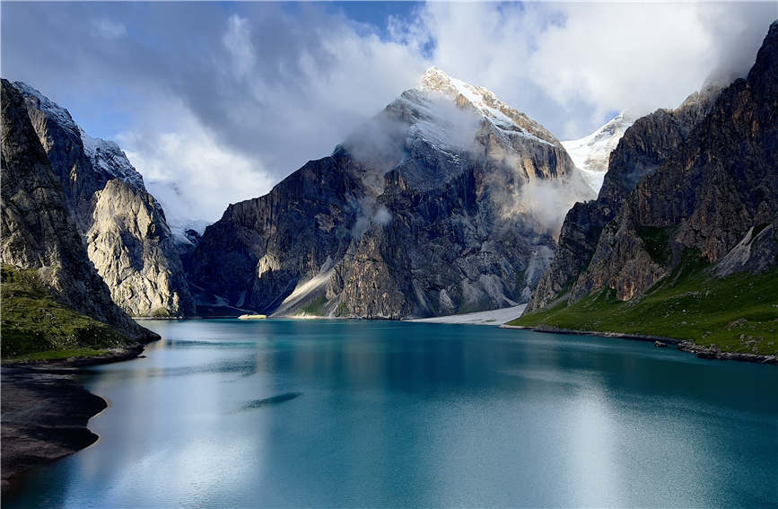 Picturesque scenery of Paradise Lake in NW China's Xinjiang