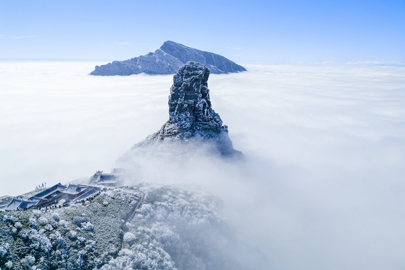 Splendid scenery of SW China's Guizhou in four seasons