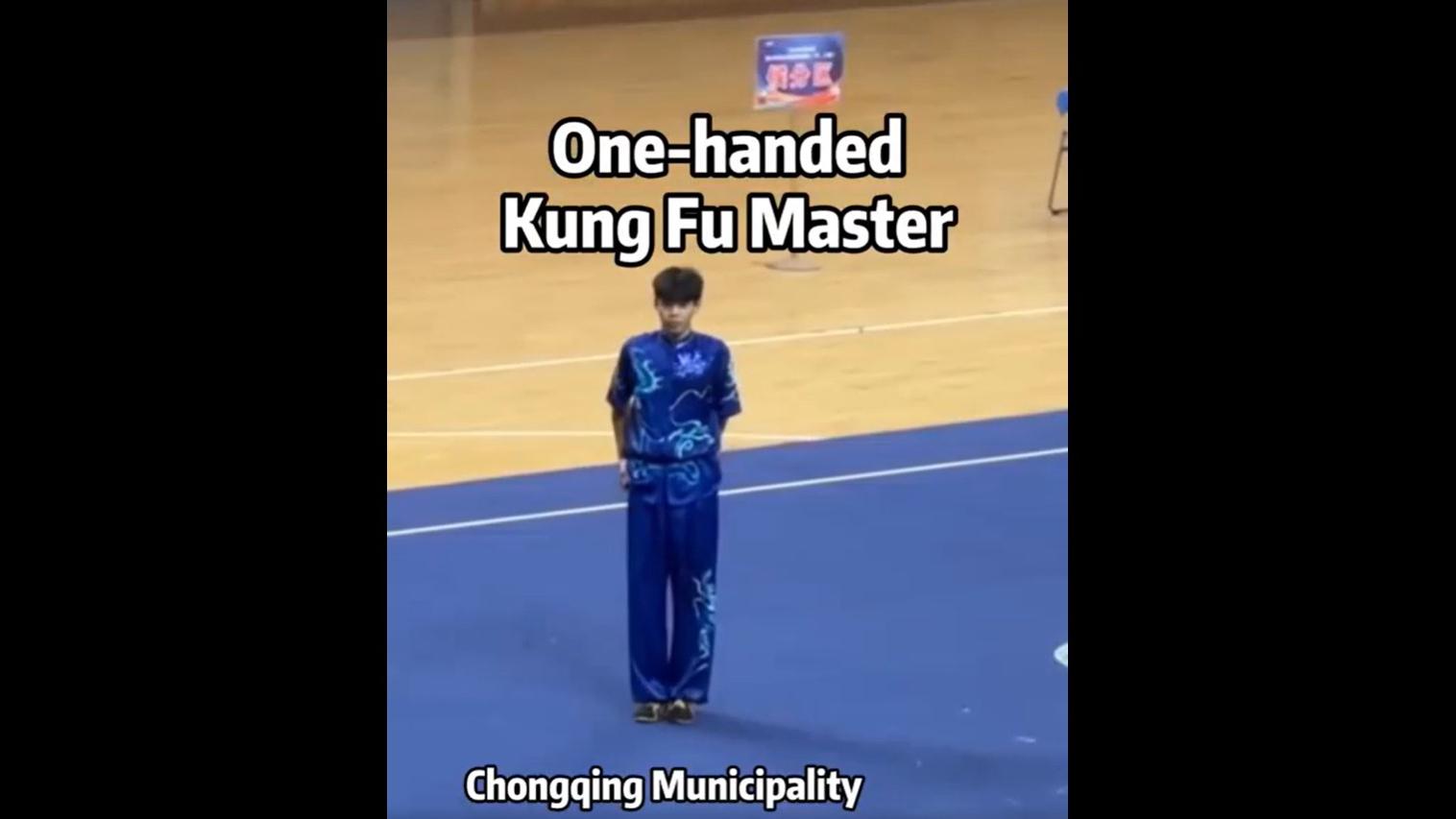 One-handed Kung Fu Master