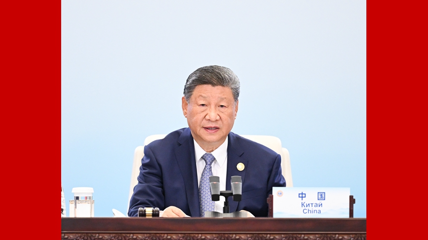 Xi calls for forging ahead with solid steps as SCO convenes largest-ever summit