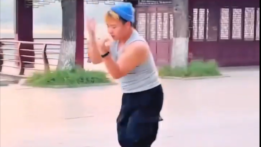 Dancing on a skateboard