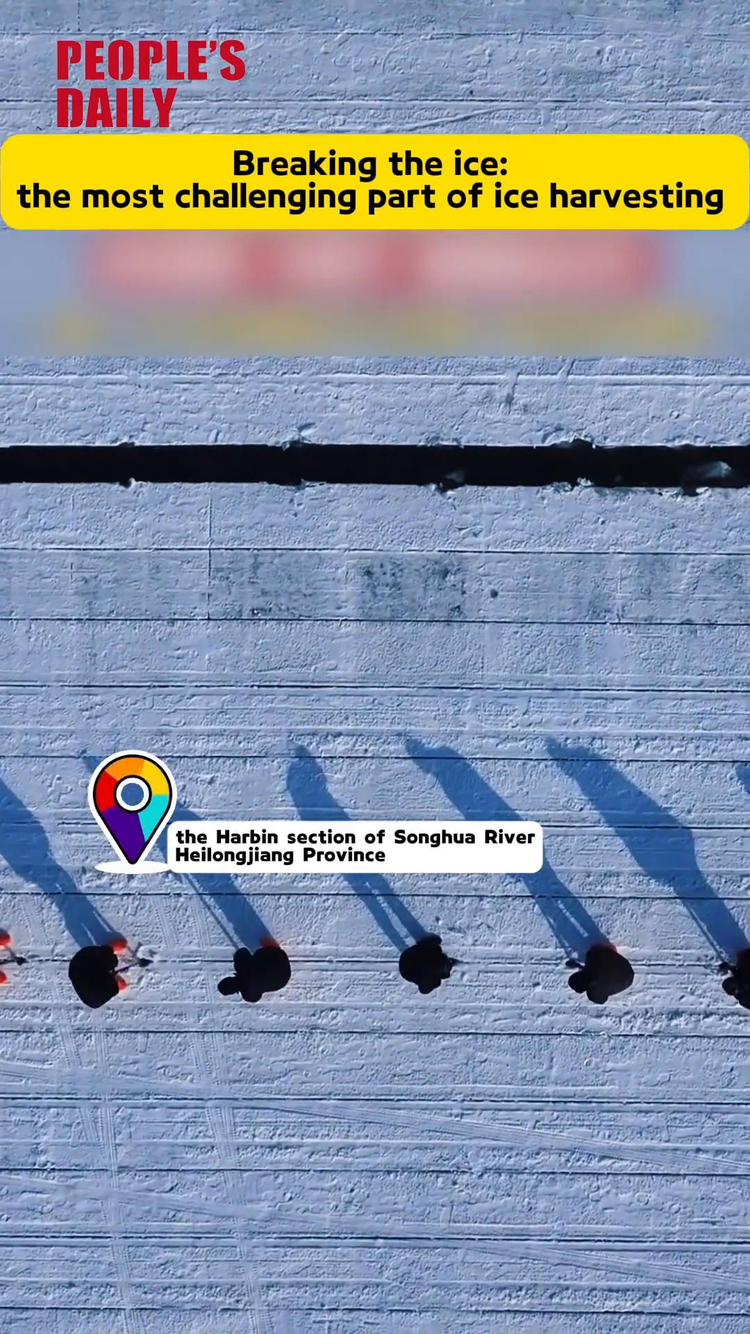 Breaking the ice: the most challenging part of ice harvesting