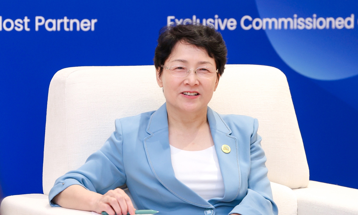 Li Yalan, president of the International Gas Union Photo: Courtesy of the organizers of the 29th World Gas Conference