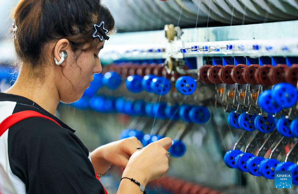 Intelligent mulberry silk production drives rural revitalization in Wusu, China's Xinjiang