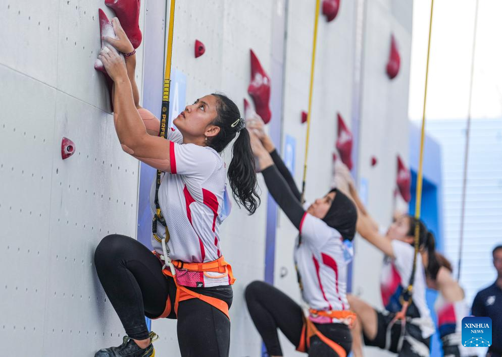 China wins Sport Climbing Women's Speed Relay event at World Games